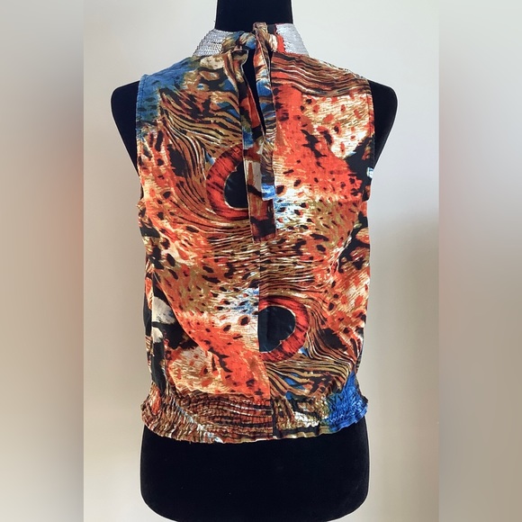 🔥🔥Rétro Sequinned Collar Linen Top🔥🔥 - Picture 3 of 4